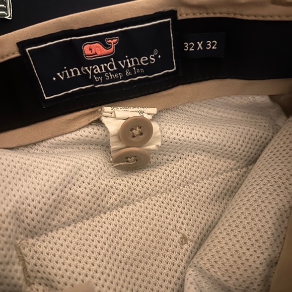 Vineyard Vines Men's Tan Performance Pants 32x32 - Picture 2 of 3